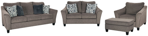 Nemoli Sofa, Loveseat, Chair and Ottoman Factory Furniture Mattress & More - Online or In-Store at our Phillipsburg Location Serving Dayton, Eaton, and Greenville. Shop Now.