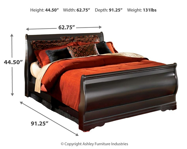 Huey Vineyard Queen Sleigh Bed with Mirrored Dresser Factory Furniture Mattress & More - Online or In-Store at our Phillipsburg Location Serving Dayton, Eaton, and Greenville. Shop Now.