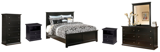 Maribel Queen Panel Bed with Mirrored Dresser, Chest and 2 Nightstands Factory Furniture Mattress & More - Online or In-Store at our Phillipsburg Location Serving Dayton, Eaton, and Greenville. Shop Now.
