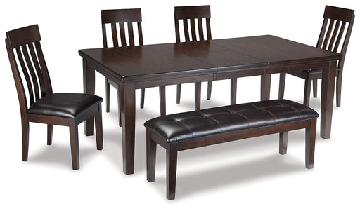 Haddigan Dining Table and 4 Chairs and Bench Factory Furniture Mattress & More - Online or In-Store at our Phillipsburg Location Serving Dayton, Eaton, and Greenville. Shop Now.