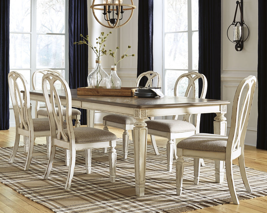 Realyn Dining Table and 6 Chairs Factory Furniture Mattress & More - Online or In-Store at our Phillipsburg Location Serving Dayton, Eaton, and Greenville. Shop Now.