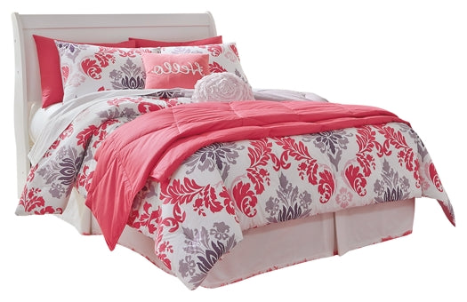 Anarasia Full Sleigh Headboard with Mirrored Dresser Factory Furniture Mattress & More - Online or In-Store at our Phillipsburg Location Serving Dayton, Eaton, and Greenville. Shop Now.