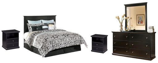 Maribel King/California King Panel Headboard with Mirrored Dresser and 2 Nightstands Factory Furniture Mattress & More - Online or In-Store at our Phillipsburg Location Serving Dayton, Eaton, and Greenville. Shop Now.