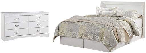 Anarasia Queen Sleigh Headboard with Dresser Factory Furniture Mattress & More - Online or In-Store at our Phillipsburg Location Serving Dayton, Eaton, and Greenville. Shop Now.