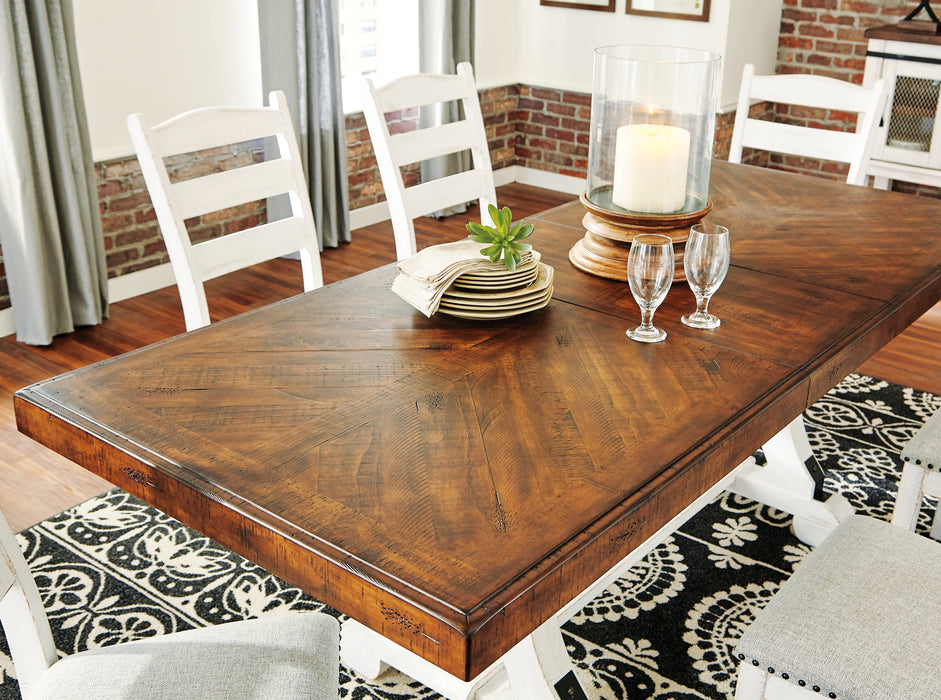 Valebeck Dining Table and 6 Chairs Factory Furniture Mattress & More - Online or In-Store at our Phillipsburg Location Serving Dayton, Eaton, and Greenville. Shop Now.