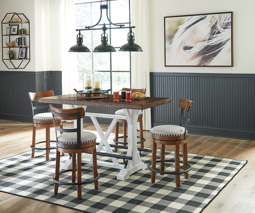 Valebeck Counter Height Dining Table and 4 Barstools Factory Furniture Mattress & More - Online or In-Store at our Phillipsburg Location Serving Dayton, Eaton, and Greenville. Shop Now.