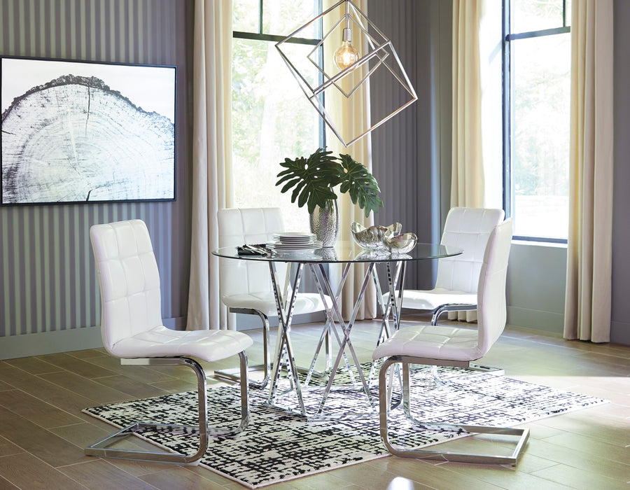 Madanere Dining Table and 4 Chairs Factory Furniture Mattress & More - Online or In-Store at our Phillipsburg Location Serving Dayton, Eaton, and Greenville. Shop Now.