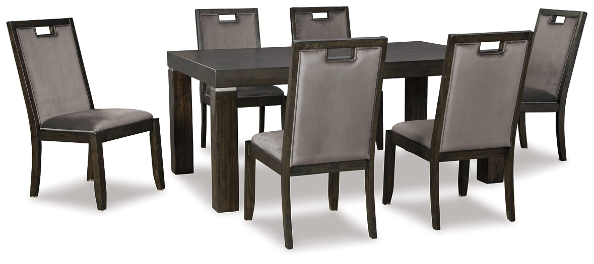 Hyndell Dining Table and 6 Chairs Factory Furniture Mattress & More - Online or In-Store at our Phillipsburg Location Serving Dayton, Eaton, and Greenville. Shop Now.