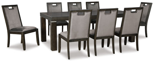 Hyndell Dining Table and 8 Chairs Factory Furniture Mattress & More - Online or In-Store at our Phillipsburg Location Serving Dayton, Eaton, and Greenville. Shop Now.
