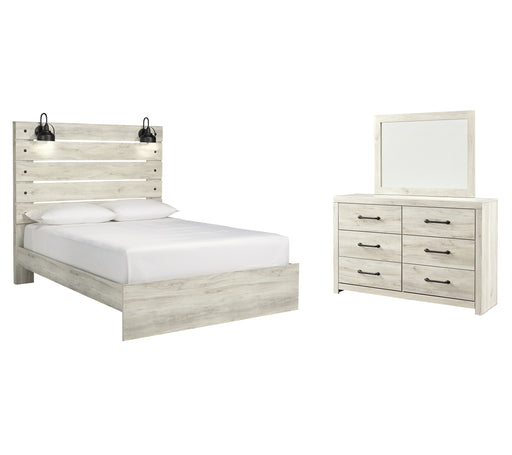 Cambeck Queen Panel Bed with Mirrored Dresser, Chest and Nightstand Factory Furniture Mattress & More - Online or In-Store at our Phillipsburg Location Serving Dayton, Eaton, and Greenville. Shop Now.