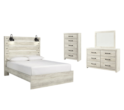 Cambeck Queen Panel Bed with Mirrored Dresser and Chest Factory Furniture Mattress & More - Online or In-Store at our Phillipsburg Location Serving Dayton, Eaton, and Greenville. Shop Now.
