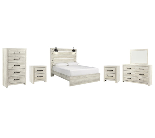 Cambeck Queen Panel Bed with Mirrored Dresser, Chest and 2 Nightstands Factory Furniture Mattress & More - Online or In-Store at our Phillipsburg Location Serving Dayton, Eaton, and Greenville. Shop Now.