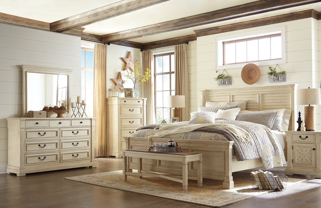 Bolanburg California King Panel Bed with Dresser Factory Furniture Mattress & More - Online or In-Store at our Phillipsburg Location Serving Dayton, Eaton, and Greenville. Shop Now.