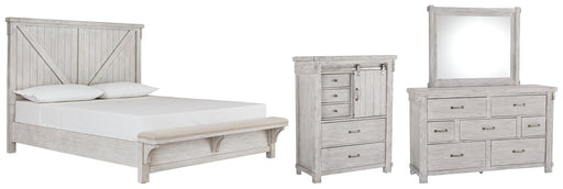 Brashland Queen Panel Bed with Mirrored Dresser and Chest Factory Furniture Mattress & More - Online or In-Store at our Phillipsburg Location Serving Dayton, Eaton, and Greenville. Shop Now.