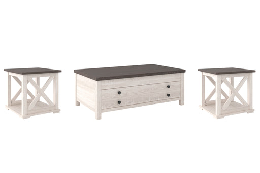 Dorrinson Coffee Table with 2 End Tables Factory Furniture Mattress & More - Online or In-Store at our Phillipsburg Location Serving Dayton, Eaton, and Greenville. Shop Now.
