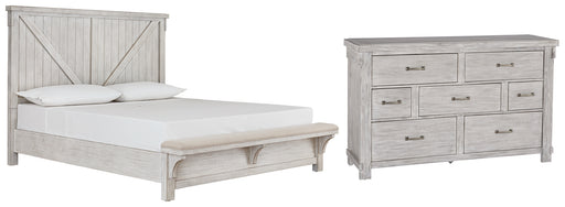 Brashland Queen Panel Bed with Dresser Factory Furniture Mattress & More - Online or In-Store at our Phillipsburg Location Serving Dayton, Eaton, and Greenville. Shop Now.
