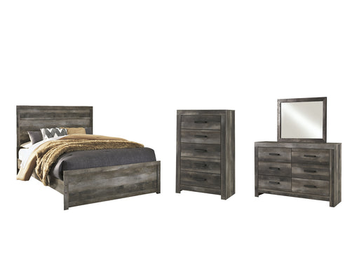 Wynnlow Queen Panel Bed with Mirrored Dresser and Chest Factory Furniture Mattress & More - Online or In-Store at our Phillipsburg Location Serving Dayton, Eaton, and Greenville. Shop Now.
