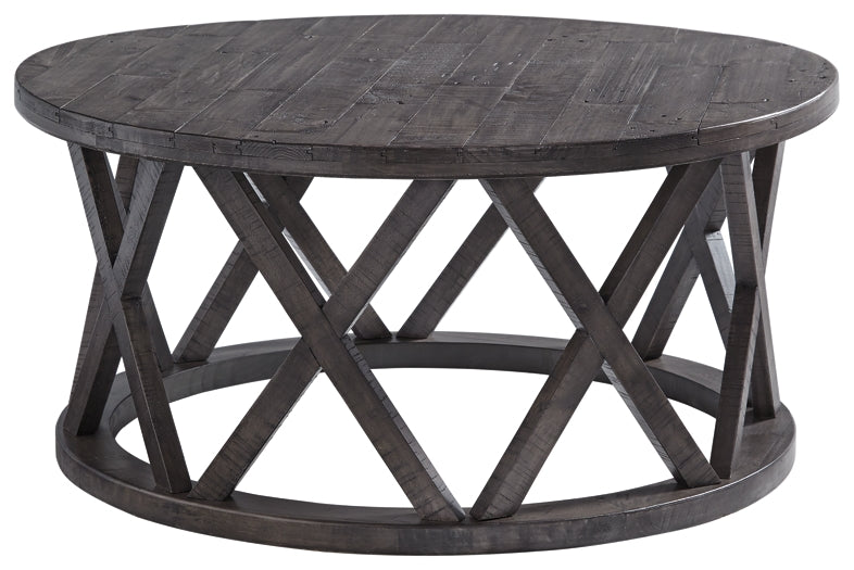 Sharzane Coffee Table with 2 End Tables Factory Furniture Mattress & More - Online or In-Store at our Phillipsburg Location Serving Dayton, Eaton, and Greenville. Shop Now.