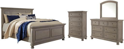 Lettner Queen Panel Bed with Mirrored Dresser and 2 Nightstands Factory Furniture Mattress & More - Online or In-Store at our Phillipsburg Location Serving Dayton, Eaton, and Greenville. Shop Now.