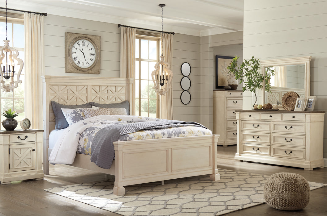 Bolanburg Queen Panel Bed with Mirrored Dresser and 2 Nightstands Factory Furniture Mattress & More - Online or In-Store at our Phillipsburg Location Serving Dayton, Eaton, and Greenville. Shop Now.
