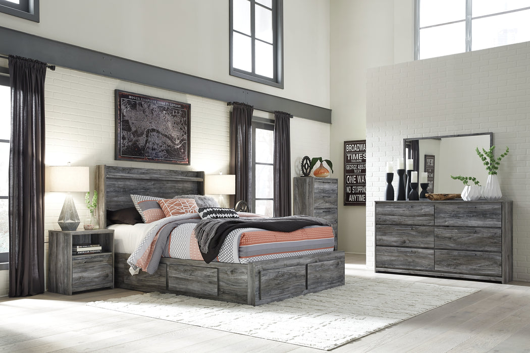 Baystorm King Panel Bed with 6 Storage Drawers with Dresser Factory Furniture Mattress & More - Online or In-Store at our Phillipsburg Location Serving Dayton, Eaton, and Greenville. Shop Now.