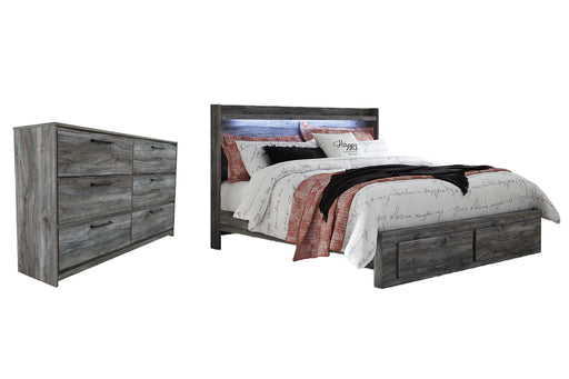 Baystorm King Panel Bed with 2 Storage Drawers with Dresser Factory Furniture Mattress & More - Online or In-Store at our Phillipsburg Location Serving Dayton, Eaton, and Greenville. Shop Now.