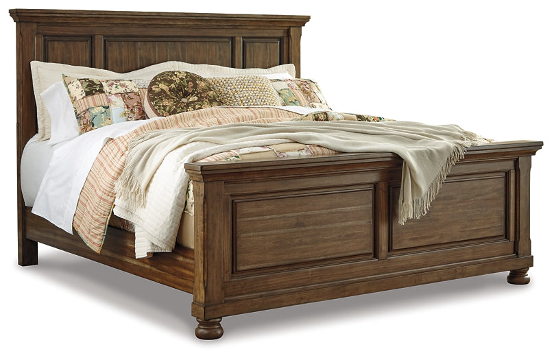 Flynnter Queen Panel Bed with Mirrored Dresser, Chest and 2 Nightstands Factory Furniture Mattress & More - Online or In-Store at our Phillipsburg Location Serving Dayton, Eaton, and Greenville. Shop Now.