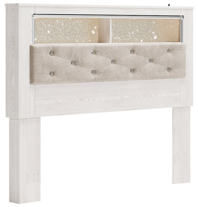Altyra Queen Bookcase Headboard with Mirrored Dresser, Chest and Nightstand Factory Furniture Mattress & More - Online or In-Store at our Phillipsburg Location Serving Dayton, Eaton, and Greenville. Shop Now.