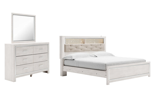 Altyra King Panel Bookcase Bed with Mirrored Dresser Factory Furniture Mattress & More - Online or In-Store at our Phillipsburg Location Serving Dayton, Eaton, and Greenville. Shop Now.