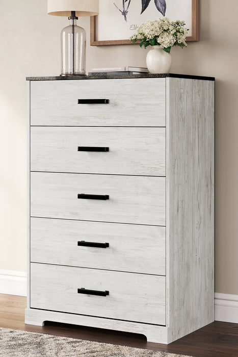 Shawburn Five Drawer Chest Factory Furniture Mattress & More - Online or In-Store at our Phillipsburg Location Serving Dayton, Eaton, and Greenville. Shop Now.