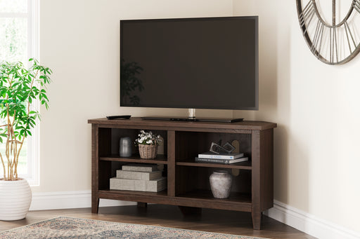 Camiburg Small Corner TV Stand Factory Furniture Mattress & More - Online or In-Store at our Phillipsburg Location Serving Dayton, Eaton, and Greenville. Shop Now.