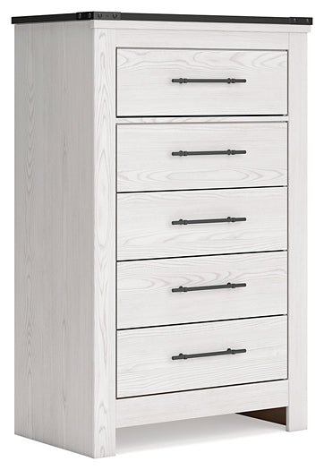 Schoenberg Five Drawer Chest Factory Furniture Mattress & More - Online or In-Store at our Phillipsburg Location Serving Dayton, Eaton, and Greenville. Shop Now.