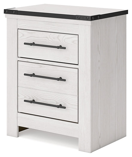 Schoenberg Two Drawer Night Stand Factory Furniture Mattress & More - Online or In-Store at our Phillipsburg Location Serving Dayton, Eaton, and Greenville. Shop Now.