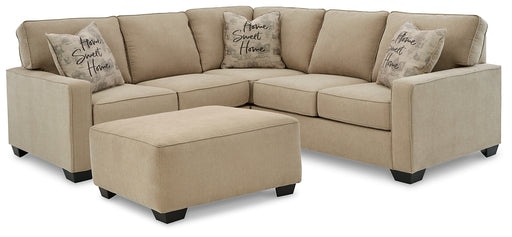 Lucina 2-Piece Sectional with Ottoman Factory Furniture Mattress & More - Online or In-Store at our Phillipsburg Location Serving Dayton, Eaton, and Greenville. Shop Now.
