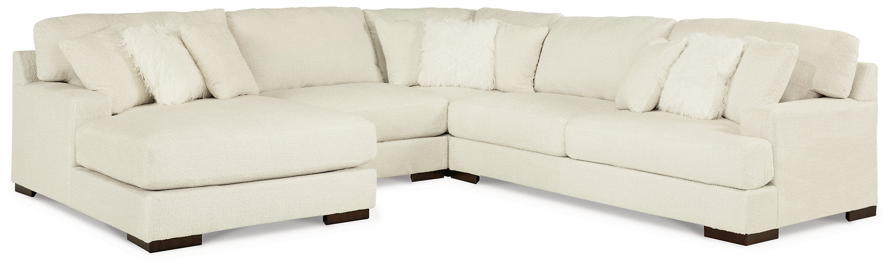 Zada 4-Piece Sectional with Ottoman Factory Furniture Mattress & More - Online or In-Store at our Phillipsburg Location Serving Dayton, Eaton, and Greenville. Shop Now.