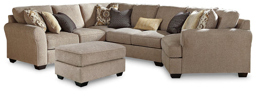 Pantomine 4-Piece Sectional with Ottoman Factory Furniture Mattress & More - Online or In-Store at our Phillipsburg Location Serving Dayton, Eaton, and Greenville. Shop Now.