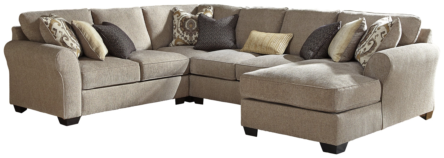 Pantomine 4-Piece Sectional with Ottoman Factory Furniture Mattress & More - Online or In-Store at our Phillipsburg Location Serving Dayton, Eaton, and Greenville. Shop Now.