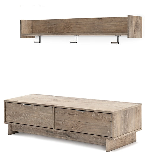 Oliah Bench with Coat Rack Factory Furniture Mattress & More - Online or In-Store at our Phillipsburg Location Serving Dayton, Eaton, and Greenville. Shop Now.