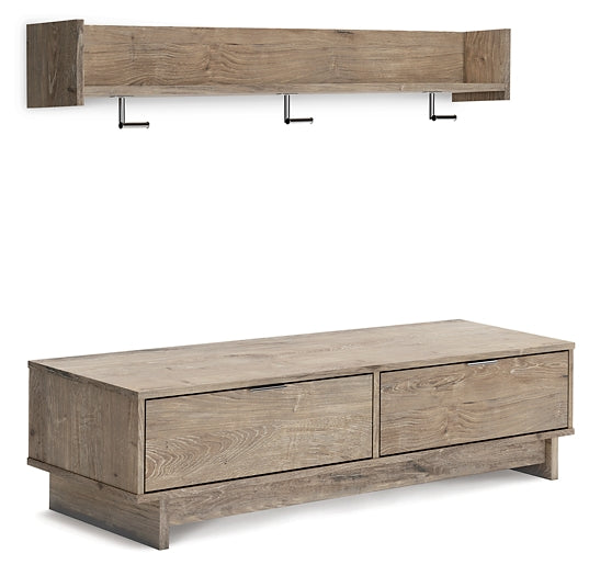 Oliah Bench with Coat Rack Factory Furniture Mattress & More - Online or In-Store at our Phillipsburg Location Serving Dayton, Eaton, and Greenville. Shop Now.