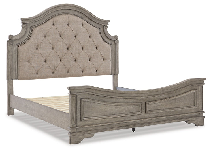 Lodenbay California King Panel Bed with Mirrored Dresser and Chest Factory Furniture Mattress & More - Online or In-Store at our Phillipsburg Location Serving Dayton, Eaton, and Greenville. Shop Now.