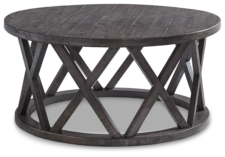 Sharzane Round Cocktail Table Factory Furniture Mattress & More - Online or In-Store at our Phillipsburg Location Serving Dayton, Eaton, and Greenville. Shop Now.