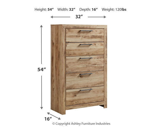 Hyanna Five Drawer Chest Factory Furniture Mattress & More - Online or In-Store at our Phillipsburg Location Serving Dayton, Eaton, and Greenville. Shop Now.