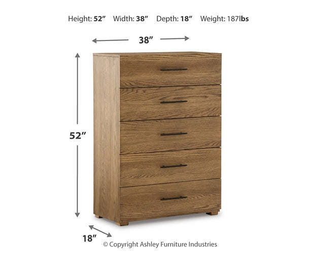 Dakmore Five Drawer Chest Factory Furniture Mattress & More - Online or In-Store at our Phillipsburg Location Serving Dayton, Eaton, and Greenville. Shop Now.