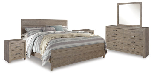 Culverbach King Panel Bed with Mirrored Dresser and 2 Nightstands Factory Furniture Mattress & More - Online or In-Store at our Phillipsburg Location Serving Dayton, Eaton, and Greenville. Shop Now.