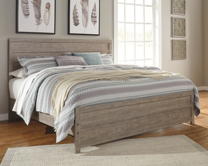 Culverbach King Panel Bed with Mirrored Dresser, Chest and 2 Nightstands Factory Furniture Mattress & More - Online or In-Store at our Phillipsburg Location Serving Dayton, Eaton, and Greenville. Shop Now.