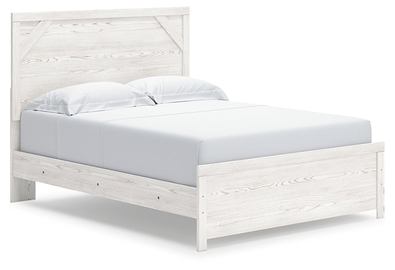 Gerridan Queen Panel Bed with Mirrored Dresser and Nightstand Factory Furniture Mattress & More - Online or In-Store at our Phillipsburg Location Serving Dayton, Eaton, and Greenville. Shop Now.