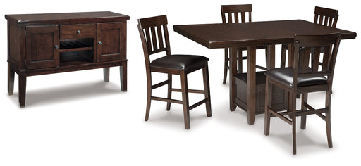 Haddigan Counter Height Dining Table and 4 Barstools with Storage Factory Furniture Mattress & More - Online or In-Store at our Phillipsburg Location Serving Dayton, Eaton, and Greenville. Shop Now.
