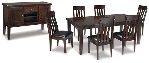 Haddigan Dining Table and 6 Chairs with Storage Factory Furniture Mattress & More - Online or In-Store at our Phillipsburg Location Serving Dayton, Eaton, and Greenville. Shop Now.