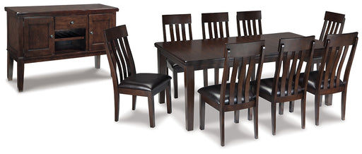 Haddigan Dining Table and 8 Chairs with Storage Factory Furniture Mattress & More - Online or In-Store at our Phillipsburg Location Serving Dayton, Eaton, and Greenville. Shop Now.
