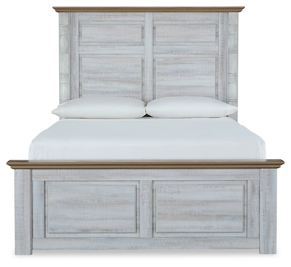 Haven Bay Queen Panel Bed with Mirrored Dresser and Chest Factory Furniture Mattress & More - Online or In-Store at our Phillipsburg Location Serving Dayton, Eaton, and Greenville. Shop Now.